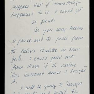 a page of handwritten text