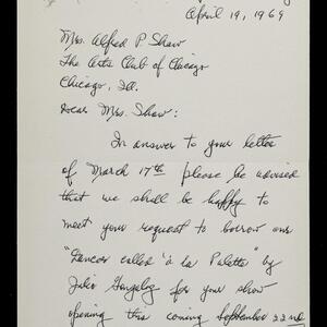 a page of handwritten text