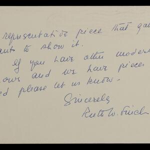 a page of handwritten text