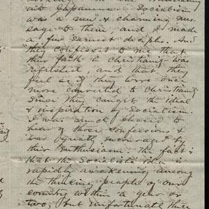 a page of handwritten text