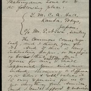 a page of handwritten text