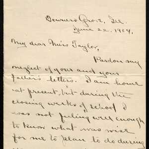 a page of handwritten text