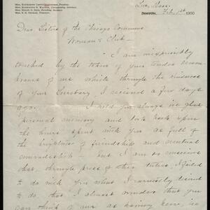 a page of handwritten text