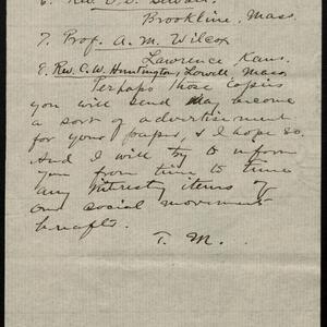 a page of handwritten text