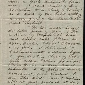 a page of handwritten text