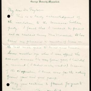 a page of handwritten text