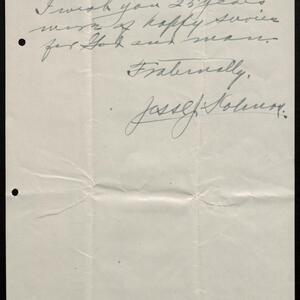 a page of handwritten text