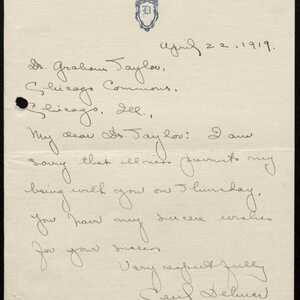 a page of handwritten text