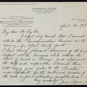 a page of handwritten text