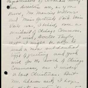 a page of handwritten text