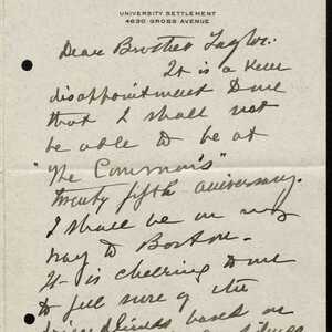 a page of handwritten text