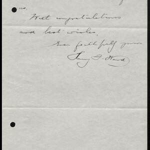 a page of handwritten text