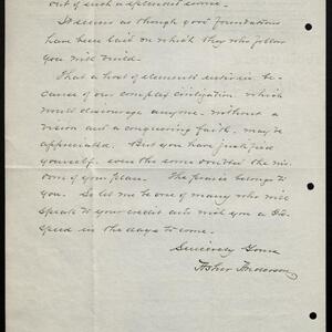 a page of handwritten text