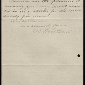 a page of handwritten text