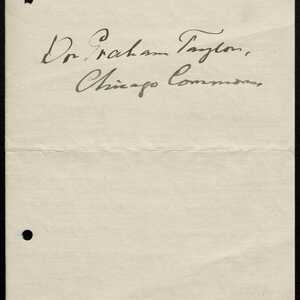 a page of handwritten text