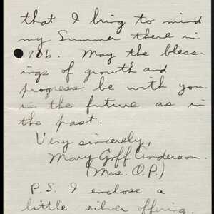 a page of handwritten text