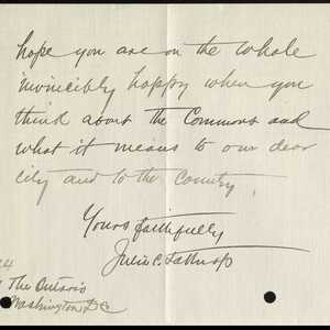 a page of handwritten text