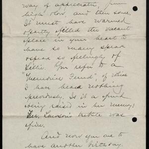 a page of handwritten text