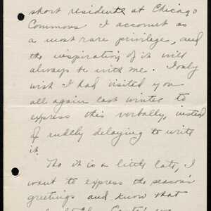 a page of handwritten text