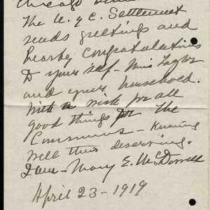 a page of handwritten text