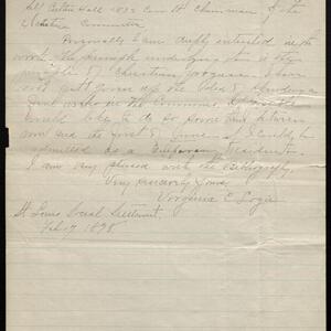 a page of handwritten text