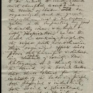 a page of handwritten text