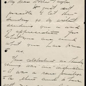 a page of handwritten text