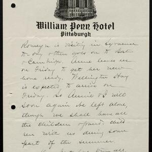 a page of handwritten text