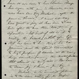 a page of handwritten text