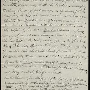 a page of handwritten text