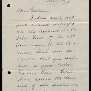 a page of handwritten text