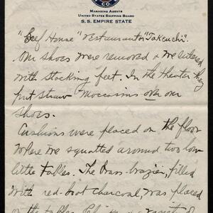 a page of handwritten text