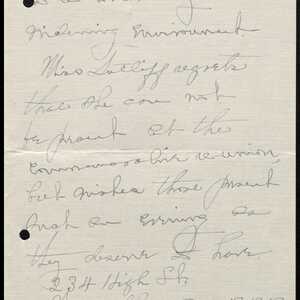 a page of handwritten text