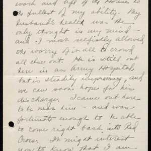 a page of handwritten text