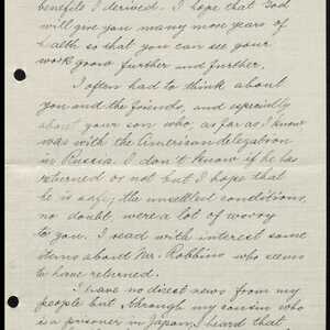 a page of handwritten text