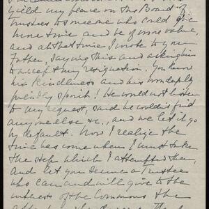 a page of handwritten text