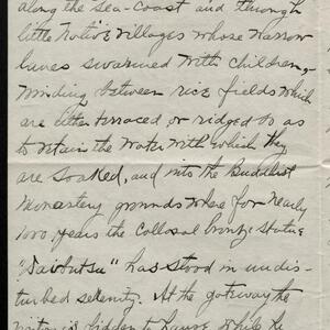 a page of handwritten text