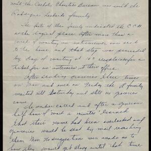 a page of handwritten text