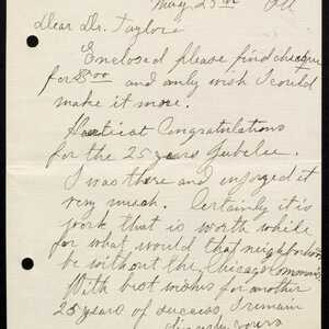 a page of handwritten text