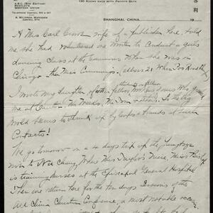 a page of handwritten text