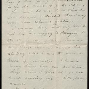 a page of handwritten text