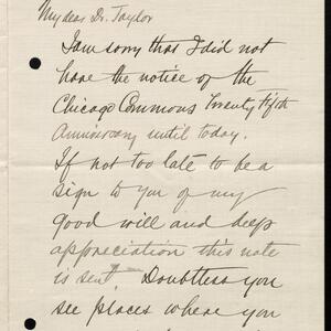 a page of handwritten text