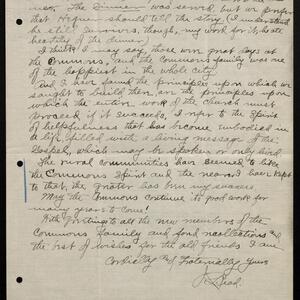 a page of handwritten text