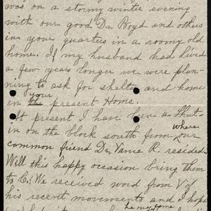 a page of handwritten text