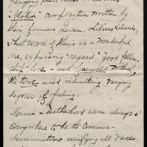 a page of handwritten text