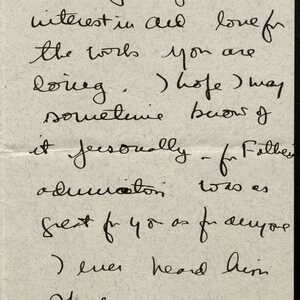 a page of handwritten text