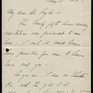 a page of handwritten text