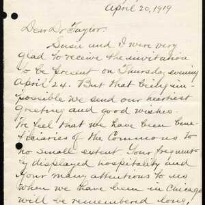 a page of handwritten text