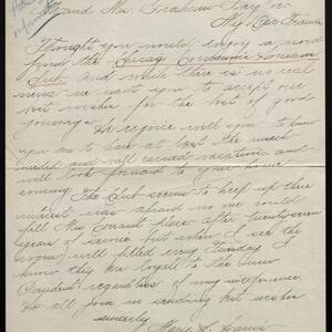 a page of handwritten text