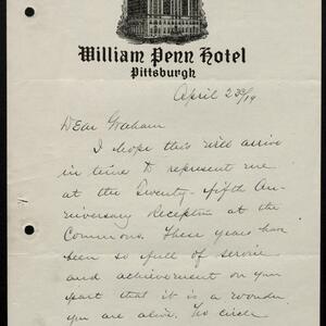 a page of handwritten text